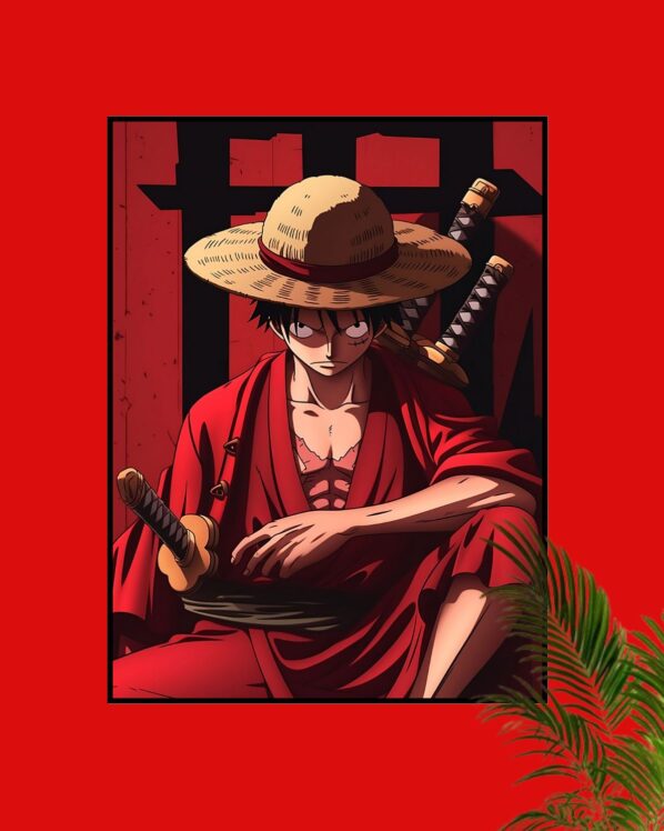 one piece luffy poster
