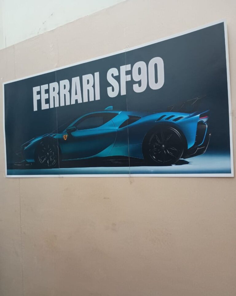 Ferrari SF90 split poster set