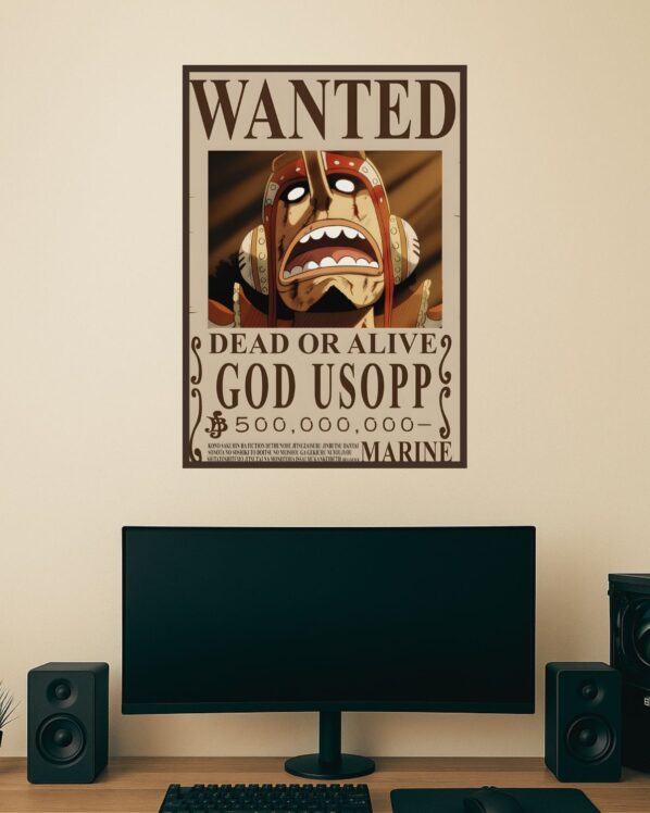 God Usopp bounty poster