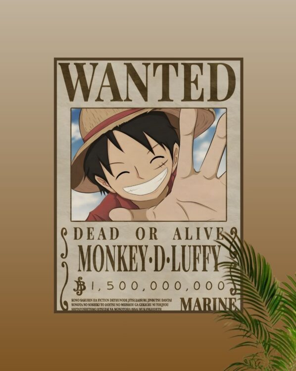 Luffy Bounty Poster