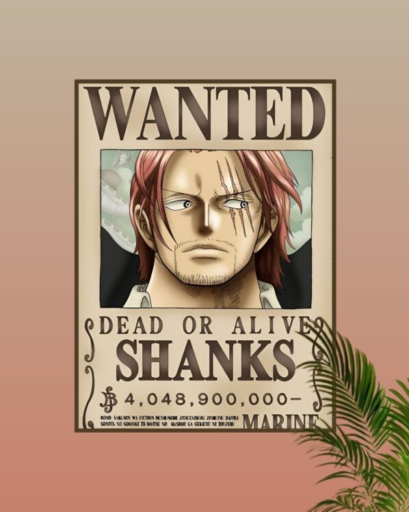 Shanks Bounty Poster