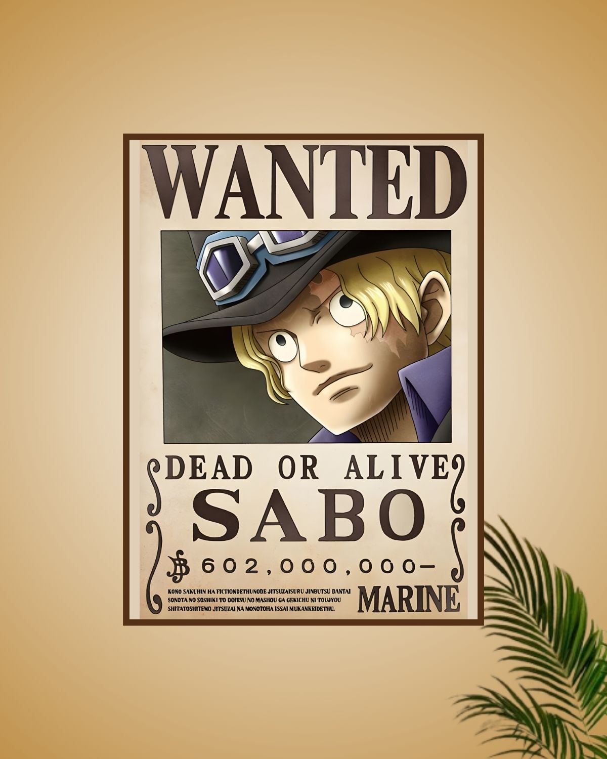 Sabo Bounty Poster