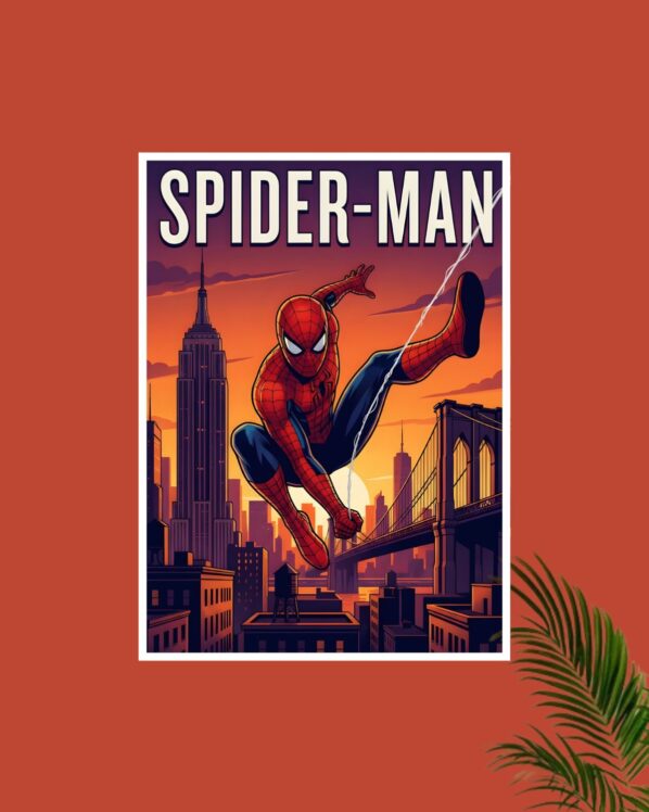 Spider-Man-Sunset Swing Poster
