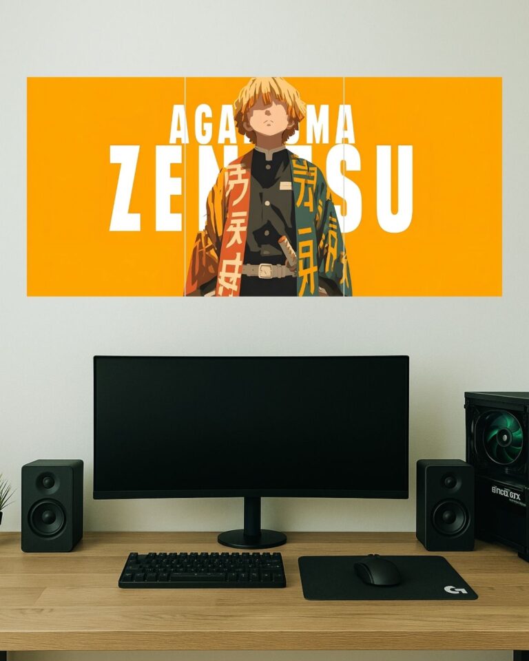 Zenitsu Agatsuma split poster
