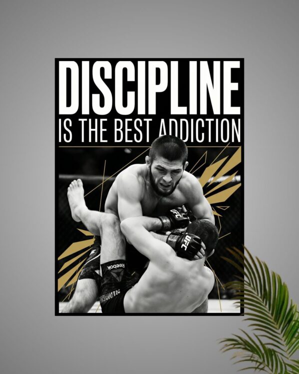 Khabib-Discipline Poster