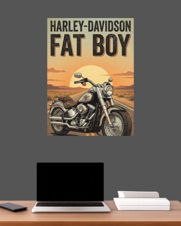 Fat Boy Vintage Poster
