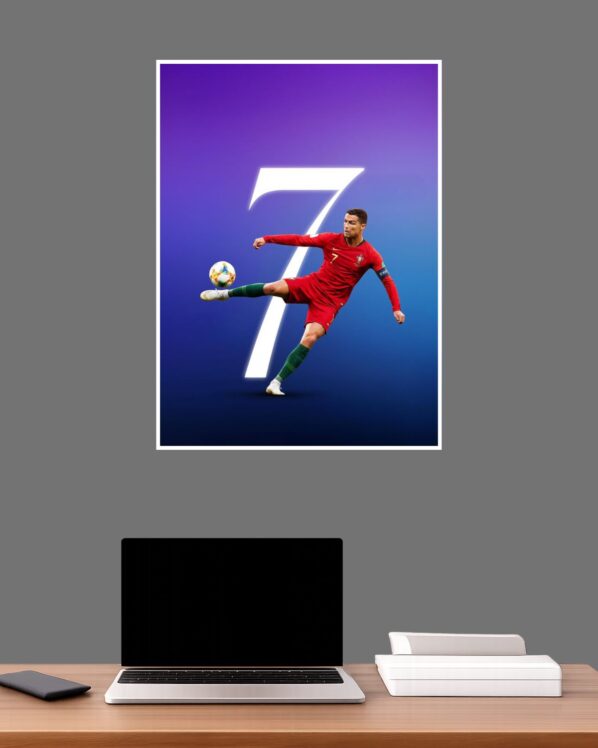 CR7 Football Poster