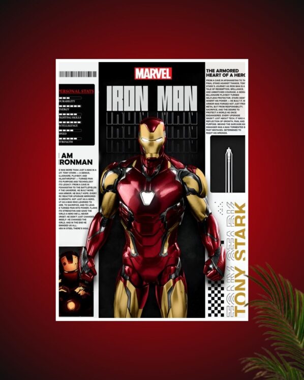 Tony Stark Marvel Poster